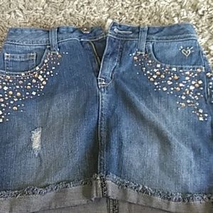 Girls denim shorts